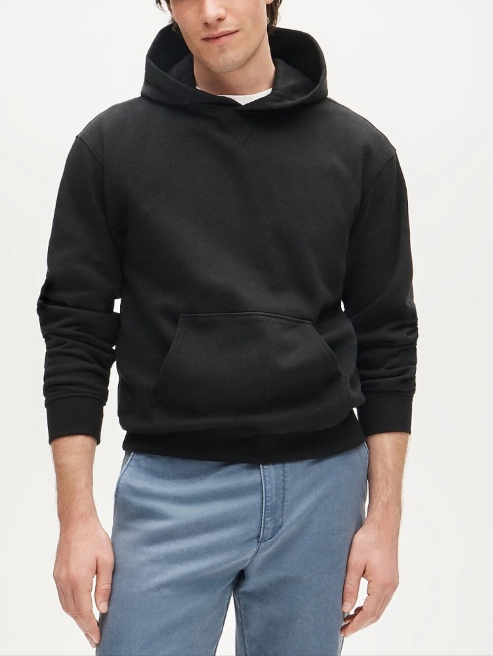 J. Crew Black Pullover Hoodie Men Size M NEW